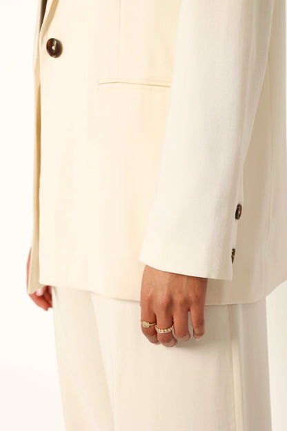 Noelle Oversized Blazer Cream