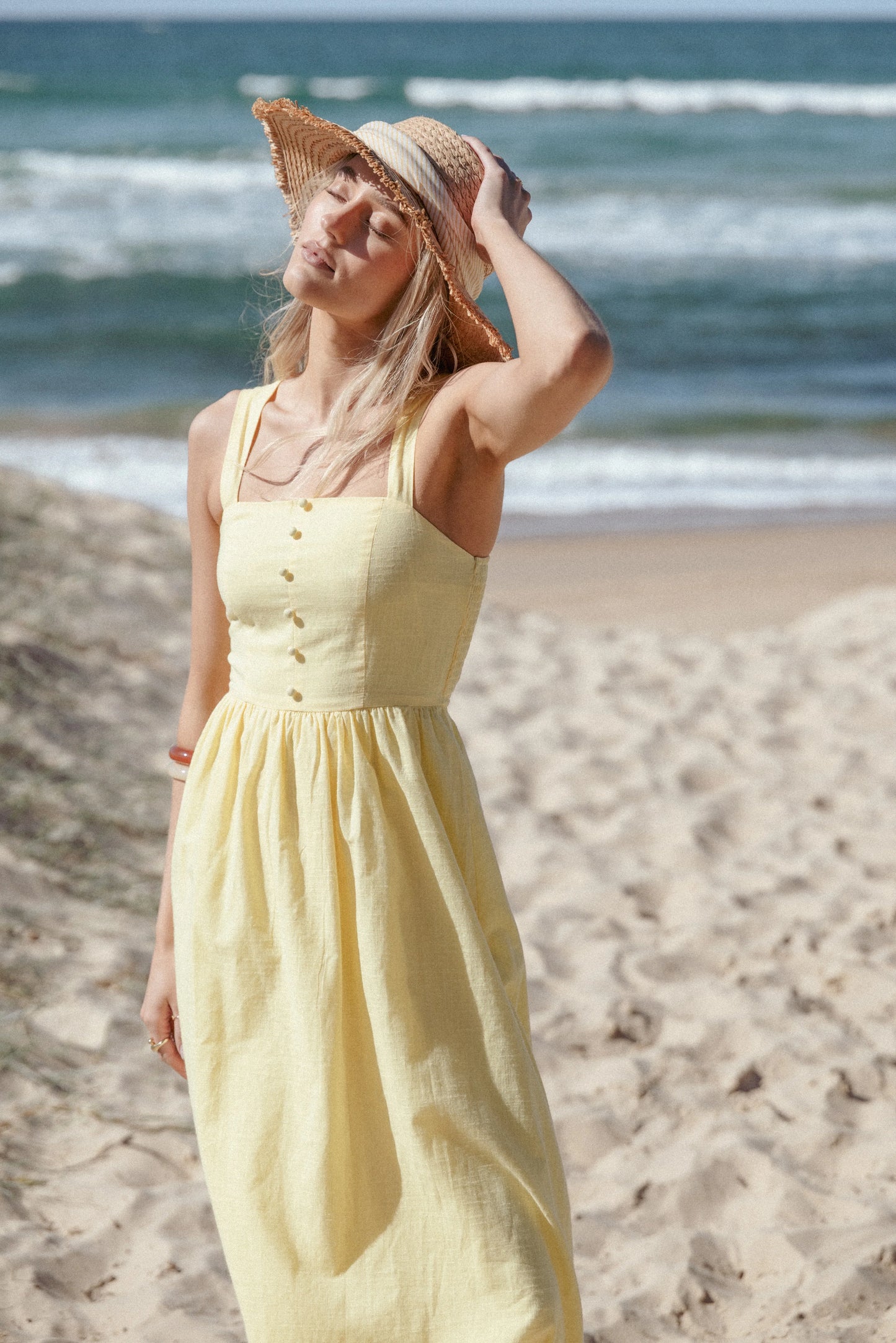 Caty Maxi Dress Yellow
