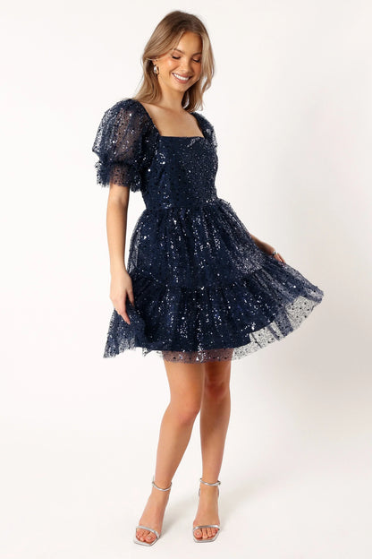 Karina Mini Dress Navy