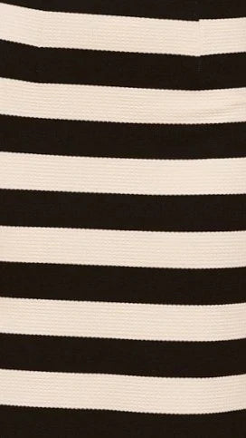 Tarron One Shoulder Maxi Dress Black White