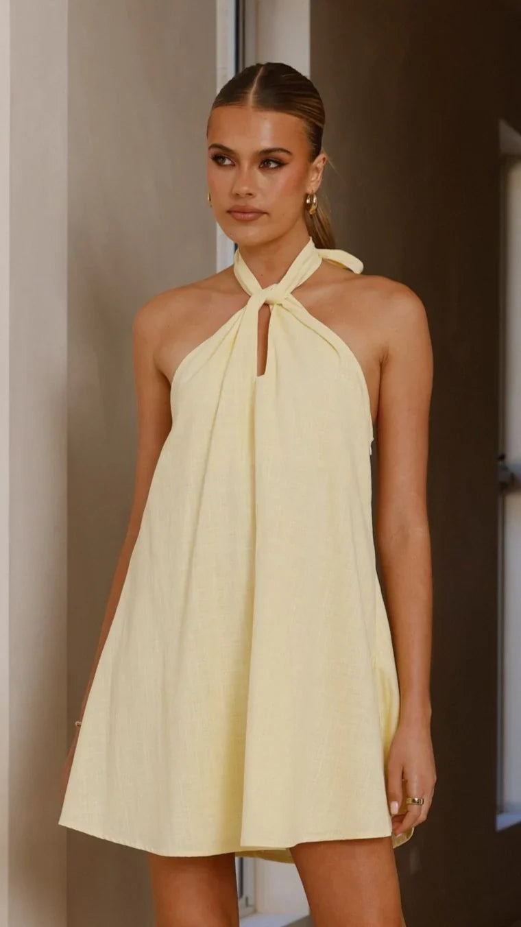 Maja Mini Dress Yellow