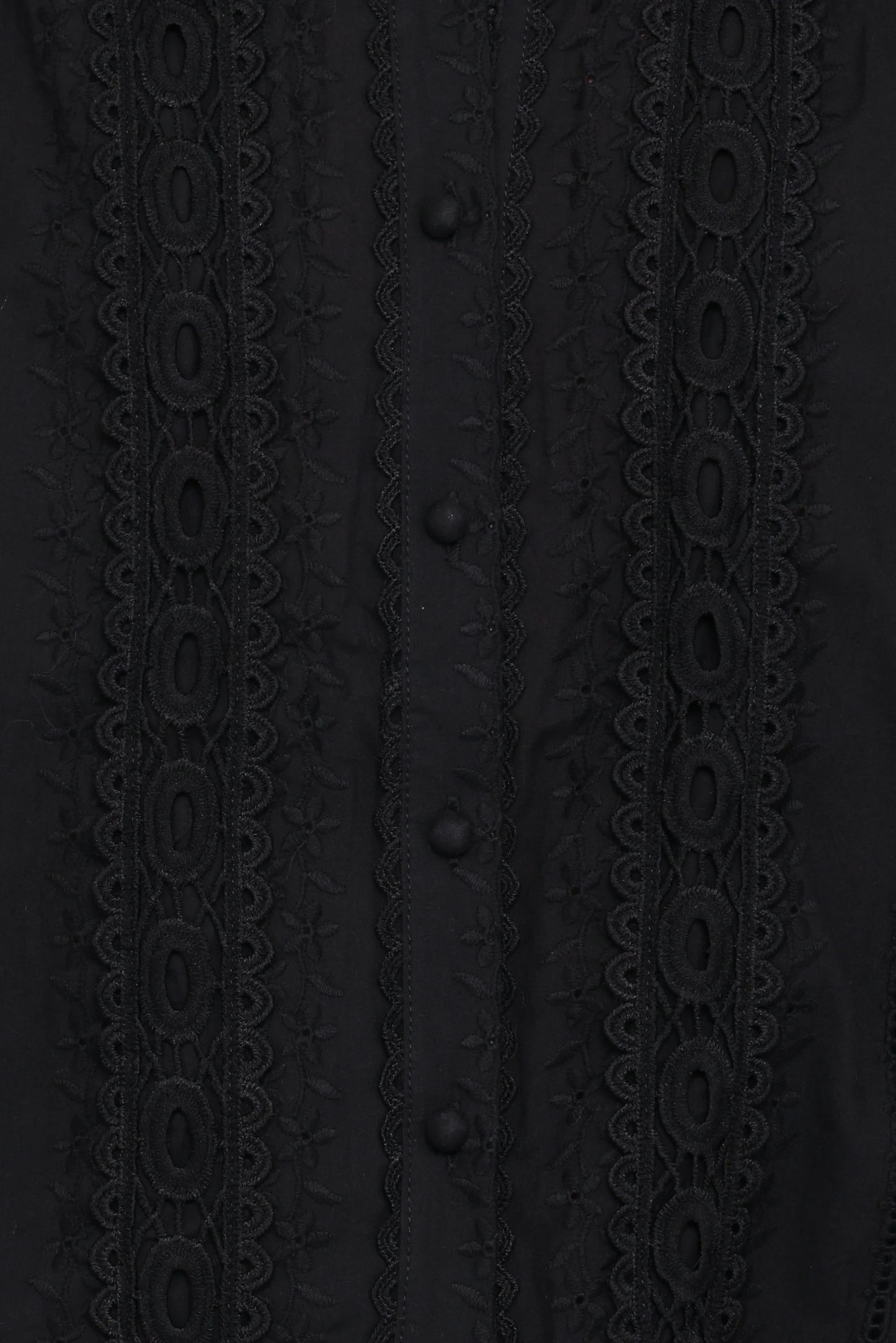 Catania Lace Inset Top Black