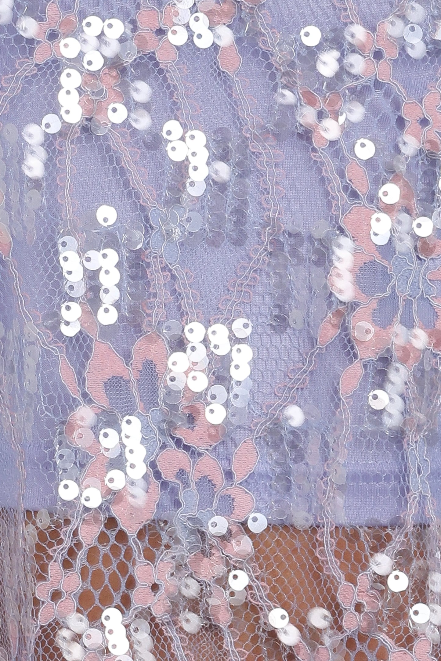 Yonder Sheer Panel Lace Maxi Skirt Purple