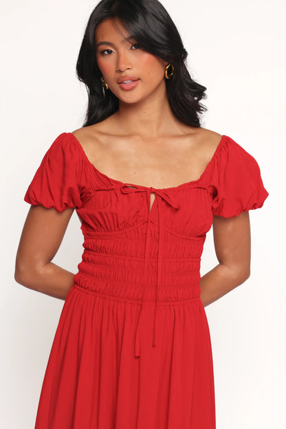 Theodora Maxi Dress Red