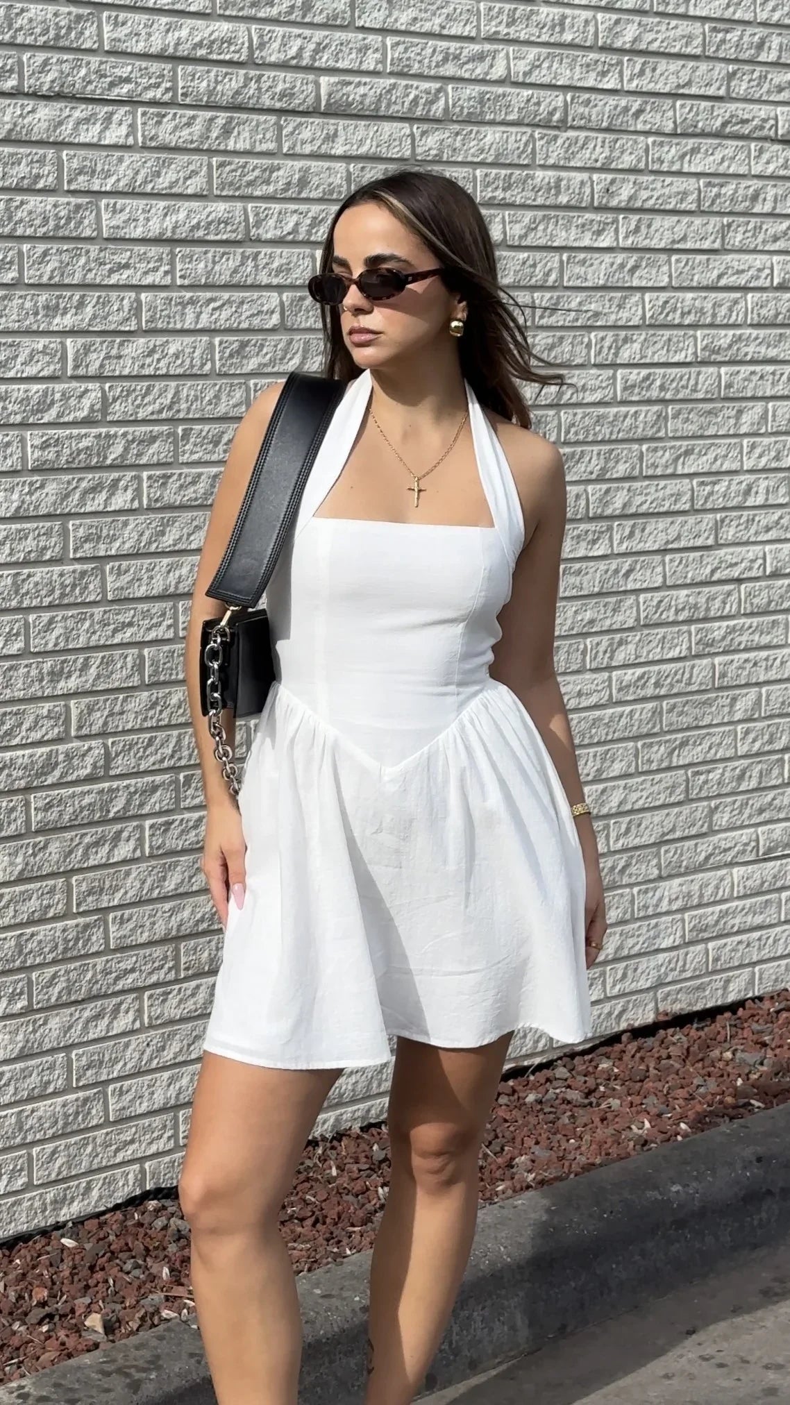 Peyton Mini Dress White
