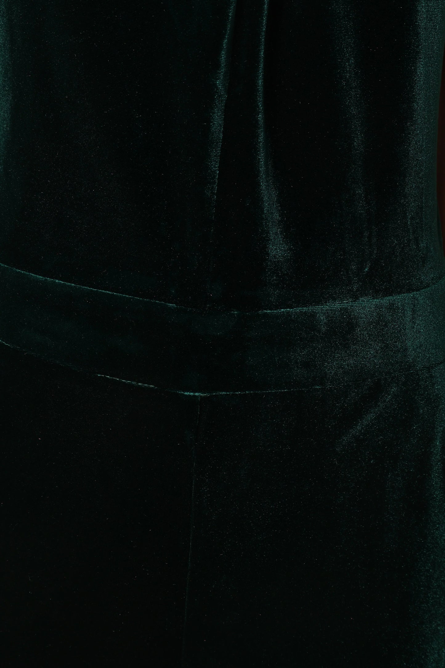 Liberty Velvet Jumpsuit Hunter Green