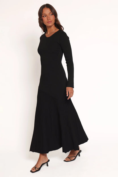 Monty Knit Dress Black