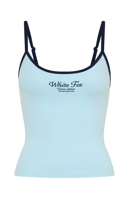 Verano Sixteen Giulia Singlet Top Blue