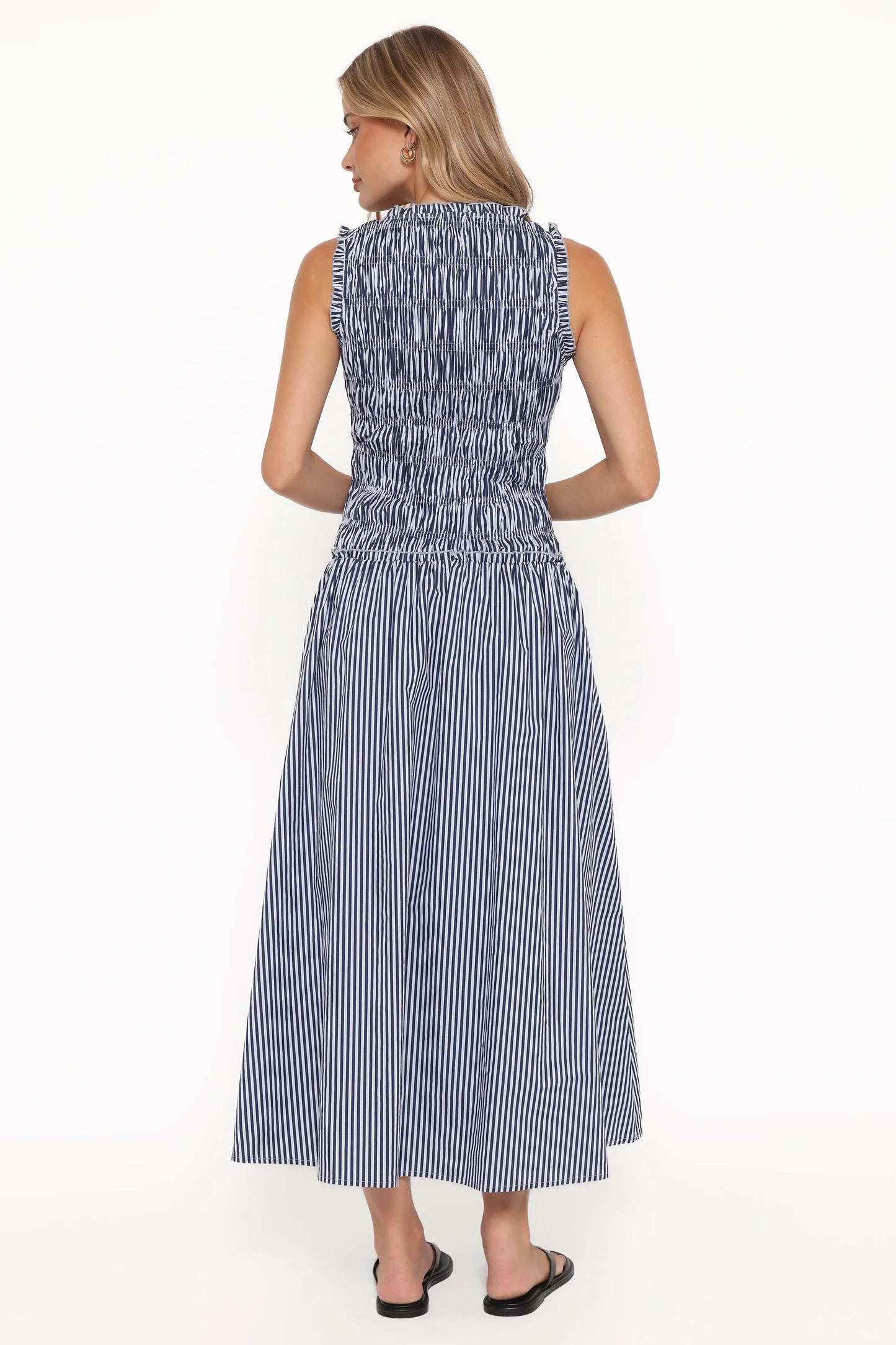 Kirrilee Maxi Dress Blue Stripe