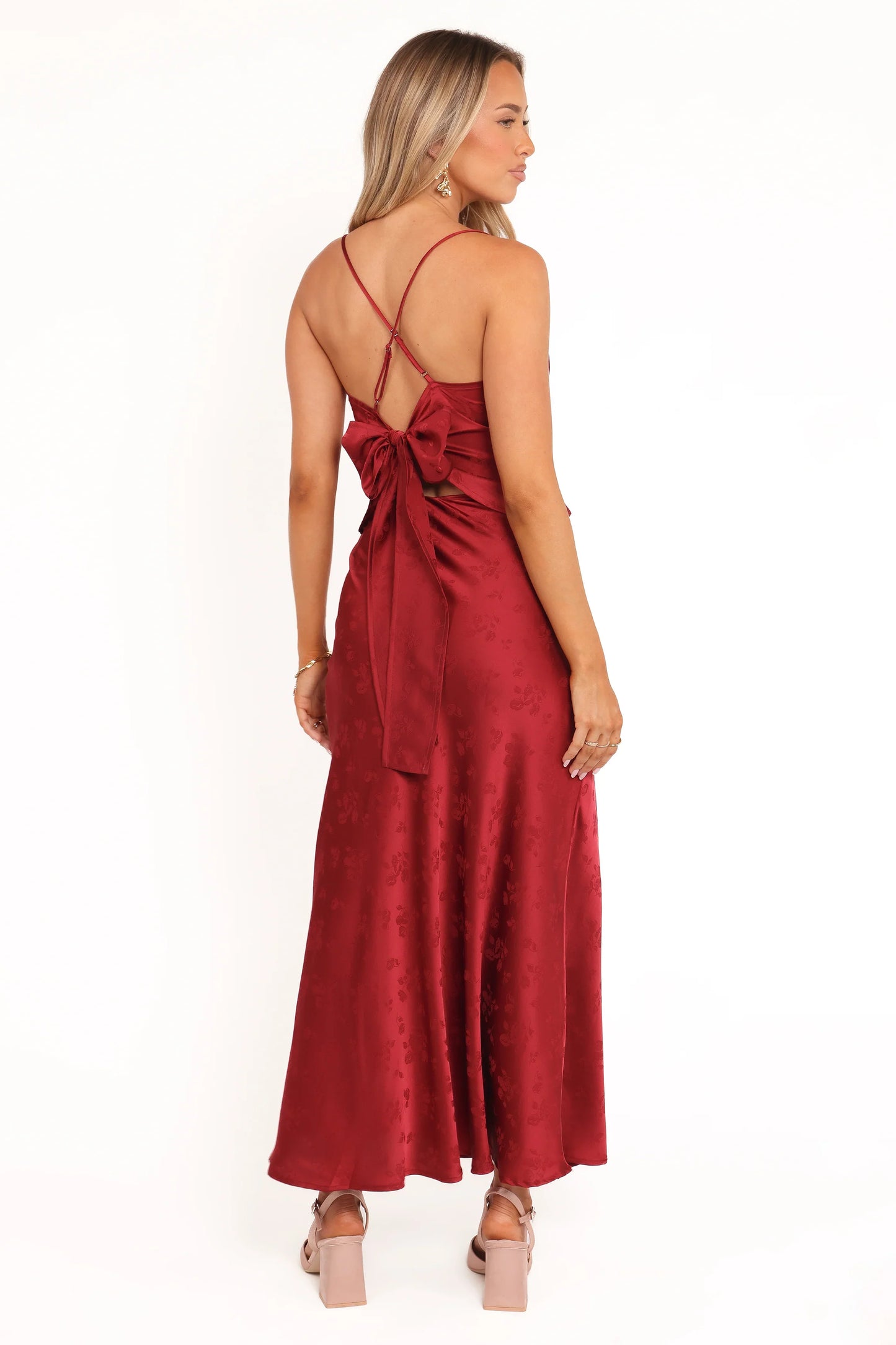 Belle Two Piece Set Burgundy
