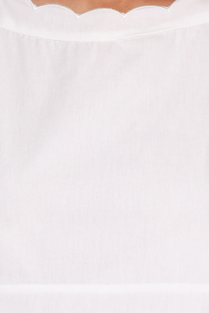 Heather Maxi Skirt Set White