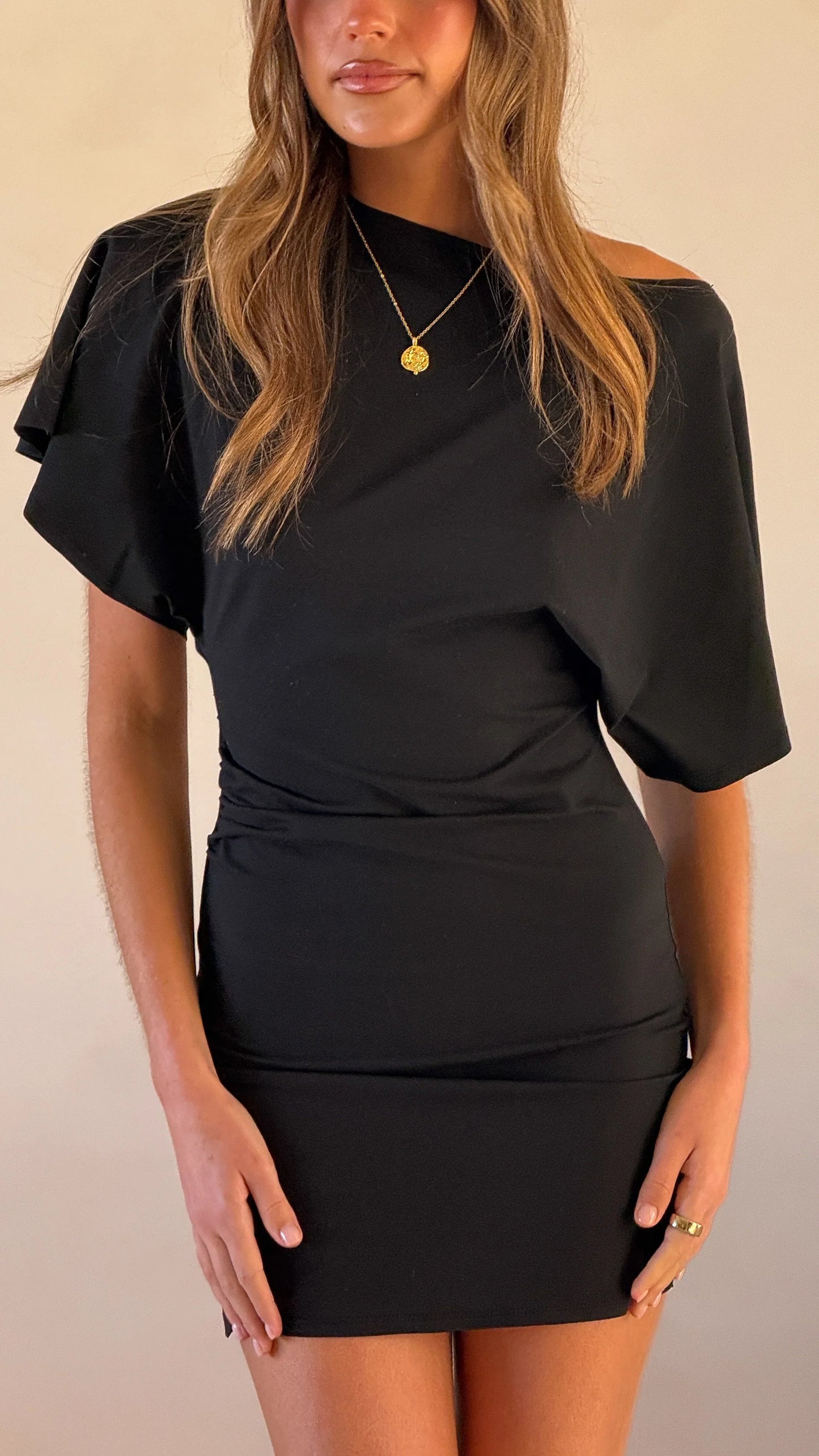 River Mini Dress Black