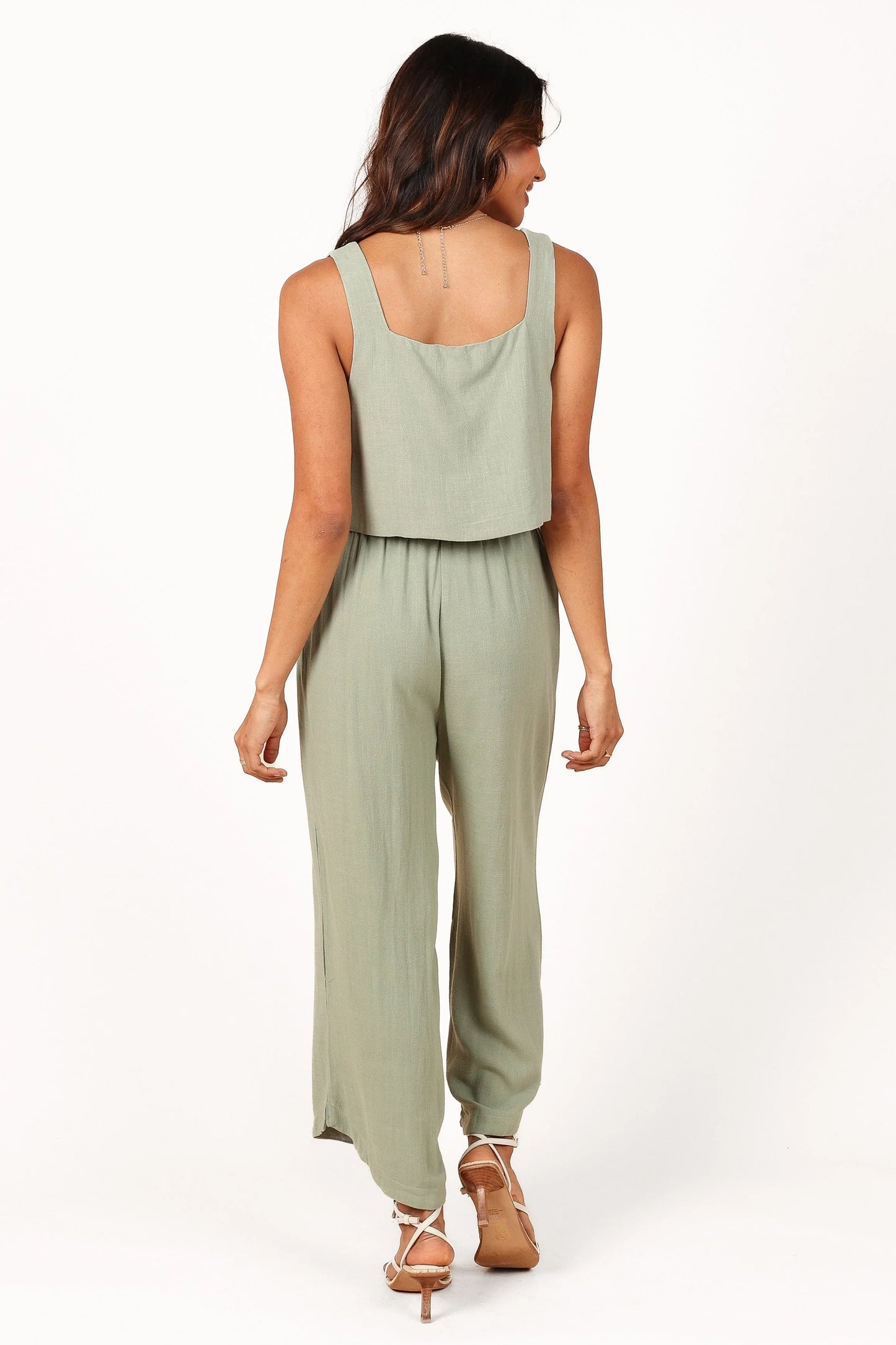 Eleanor Cropped Top Green