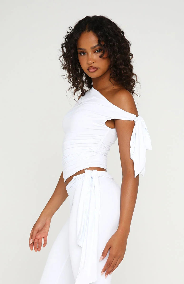 Fade Away With Me Top White