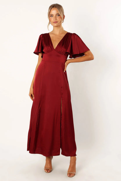 Casper Maxi Dress Wine