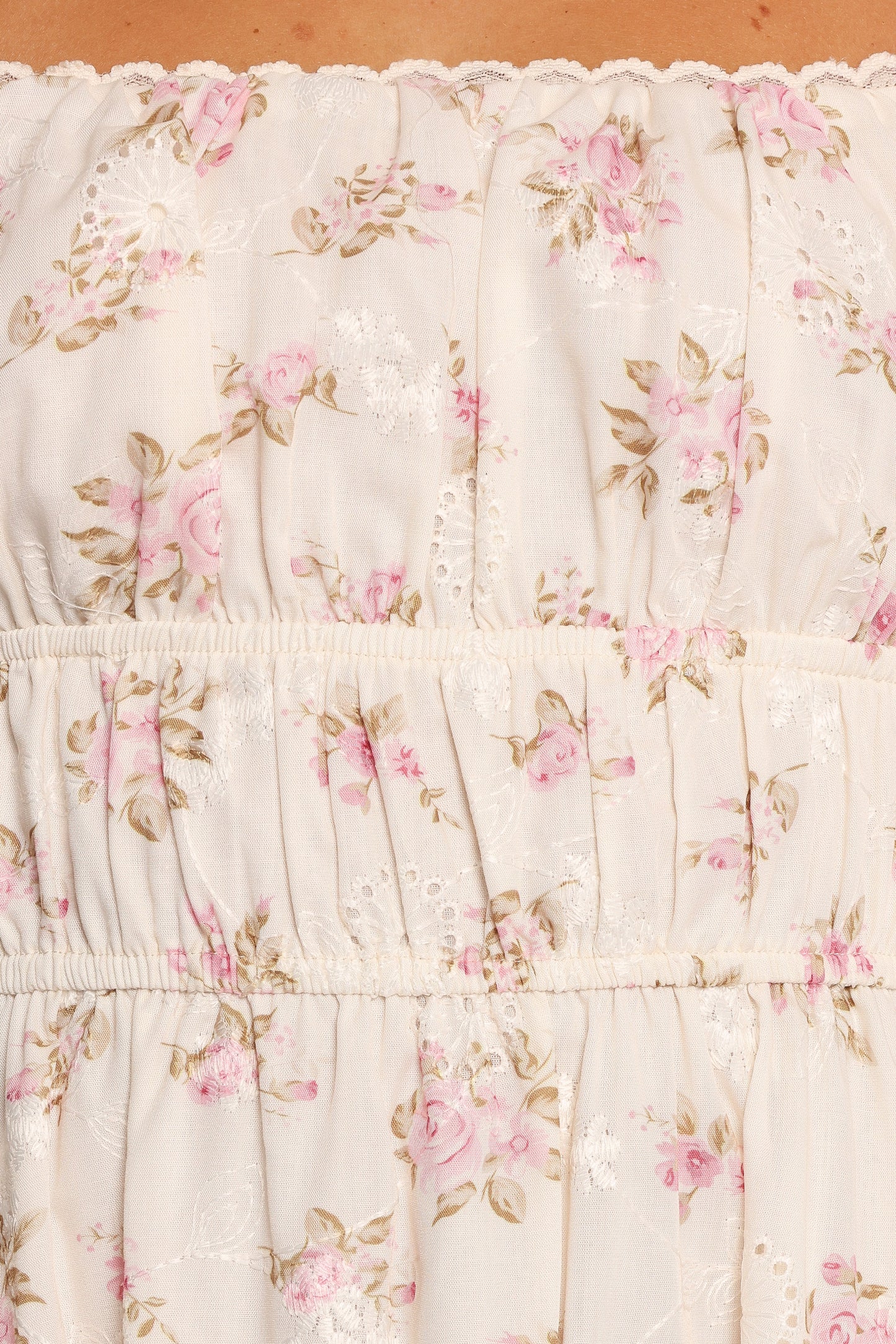 Eowyn Maxi Dress Ivory Pink