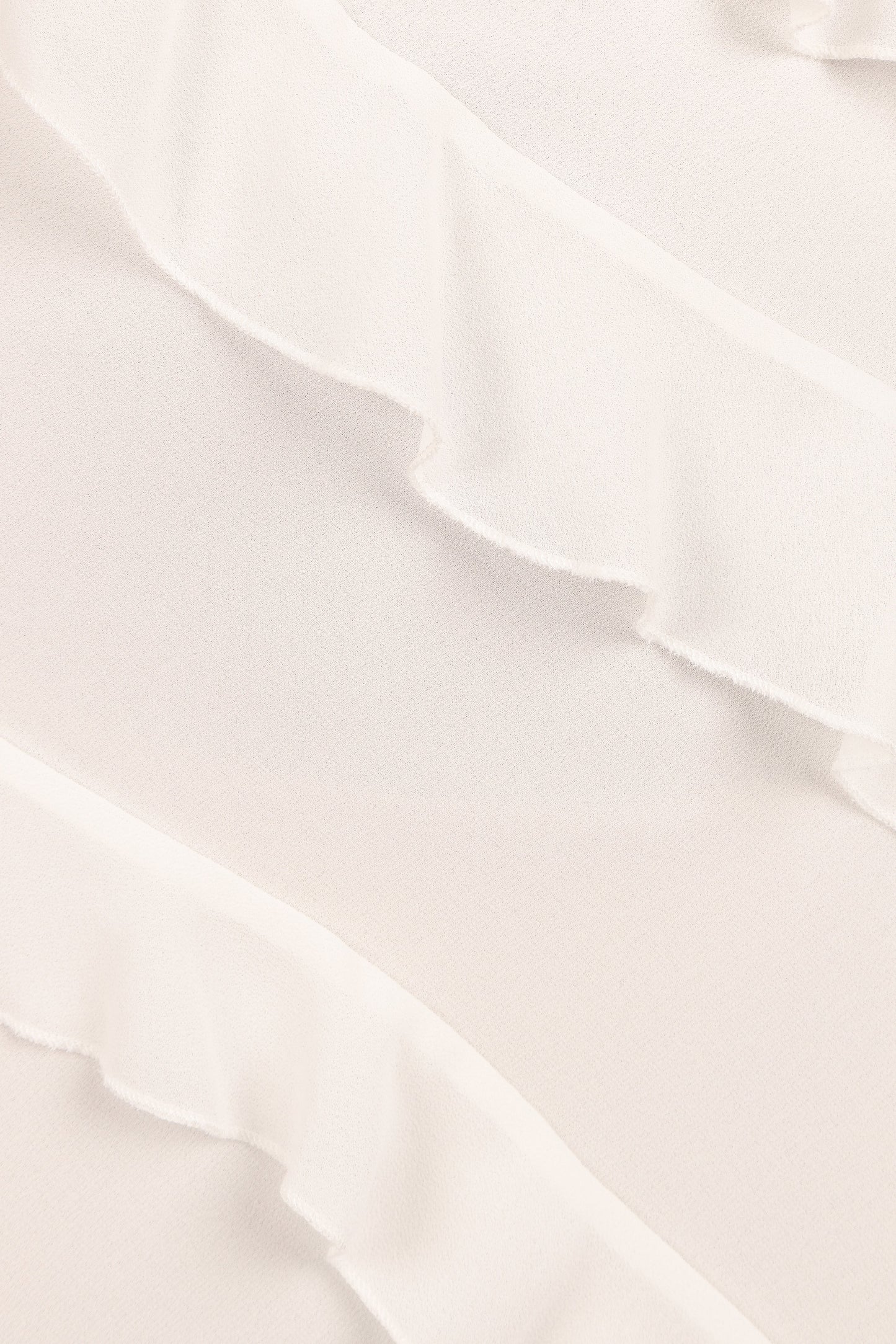Ciao Ruffles Maxi Dress Cloud White