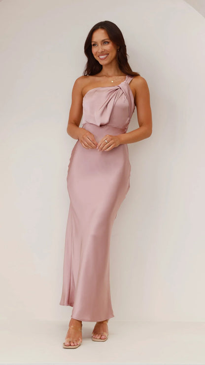 Greta Maxi Dress Dusty Pink
