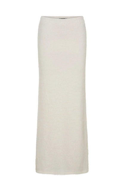 Dancing At Night Knit Maxi Skirt Snow