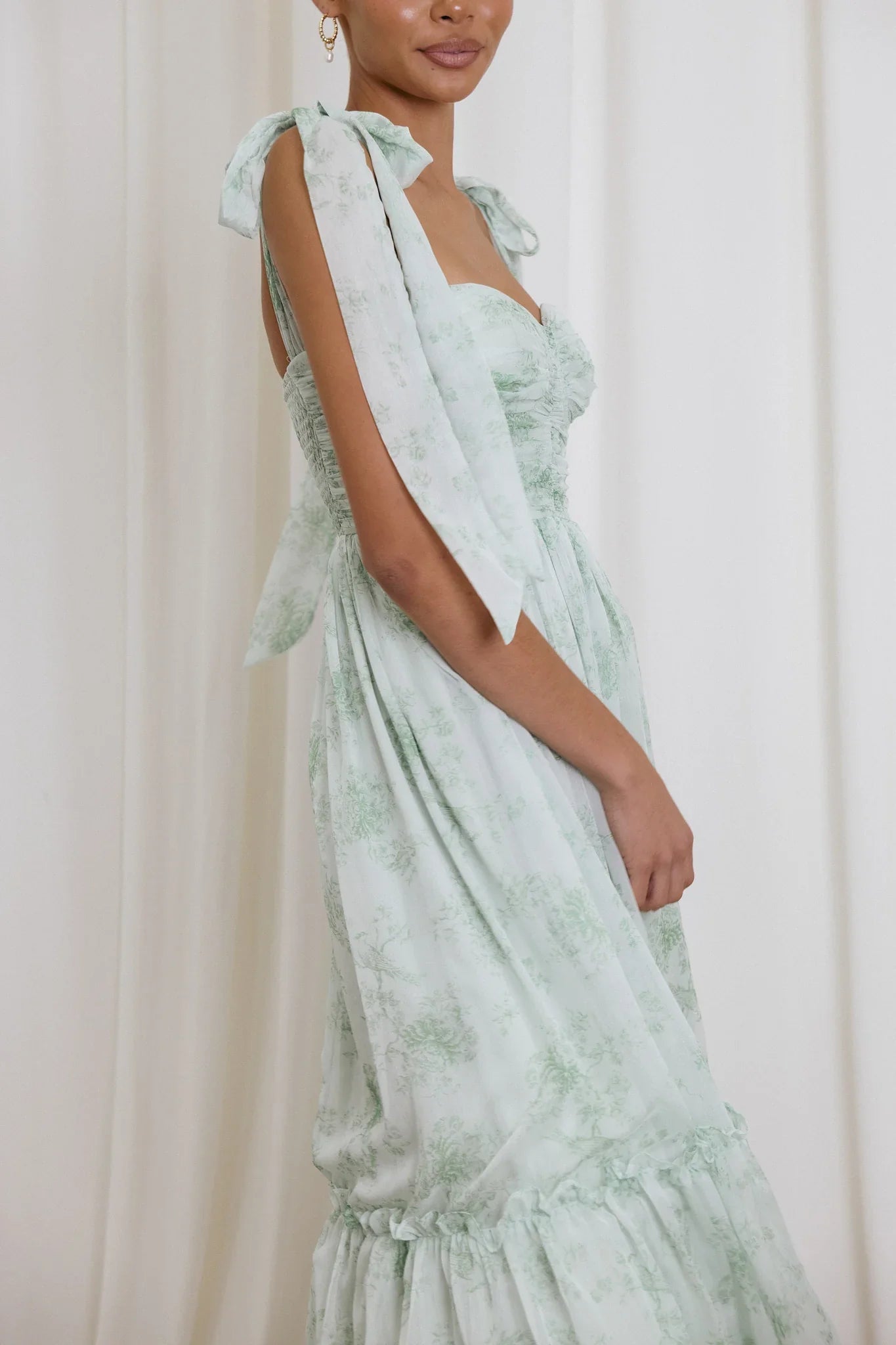 Floret Midi Dress Sage