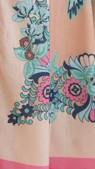 Dali Maxi Dress Island Bloom Pink