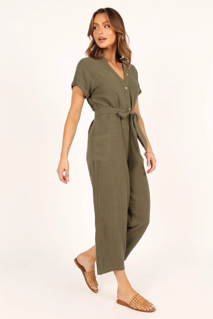 Archie Jumpsuit Olive