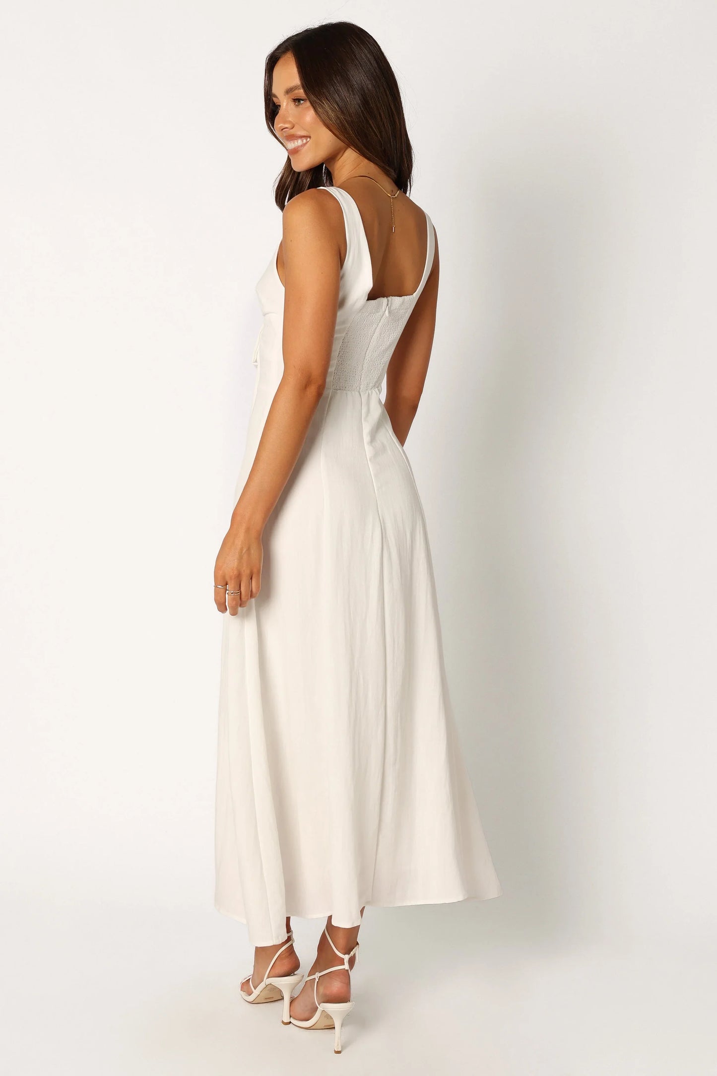 Archer Midi Dress White
