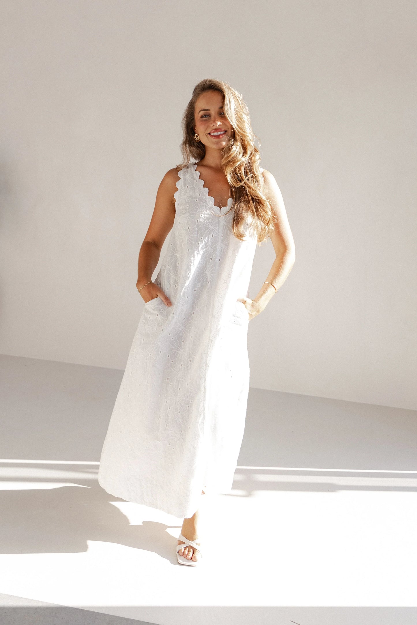 Gabriella Maxi Dress White