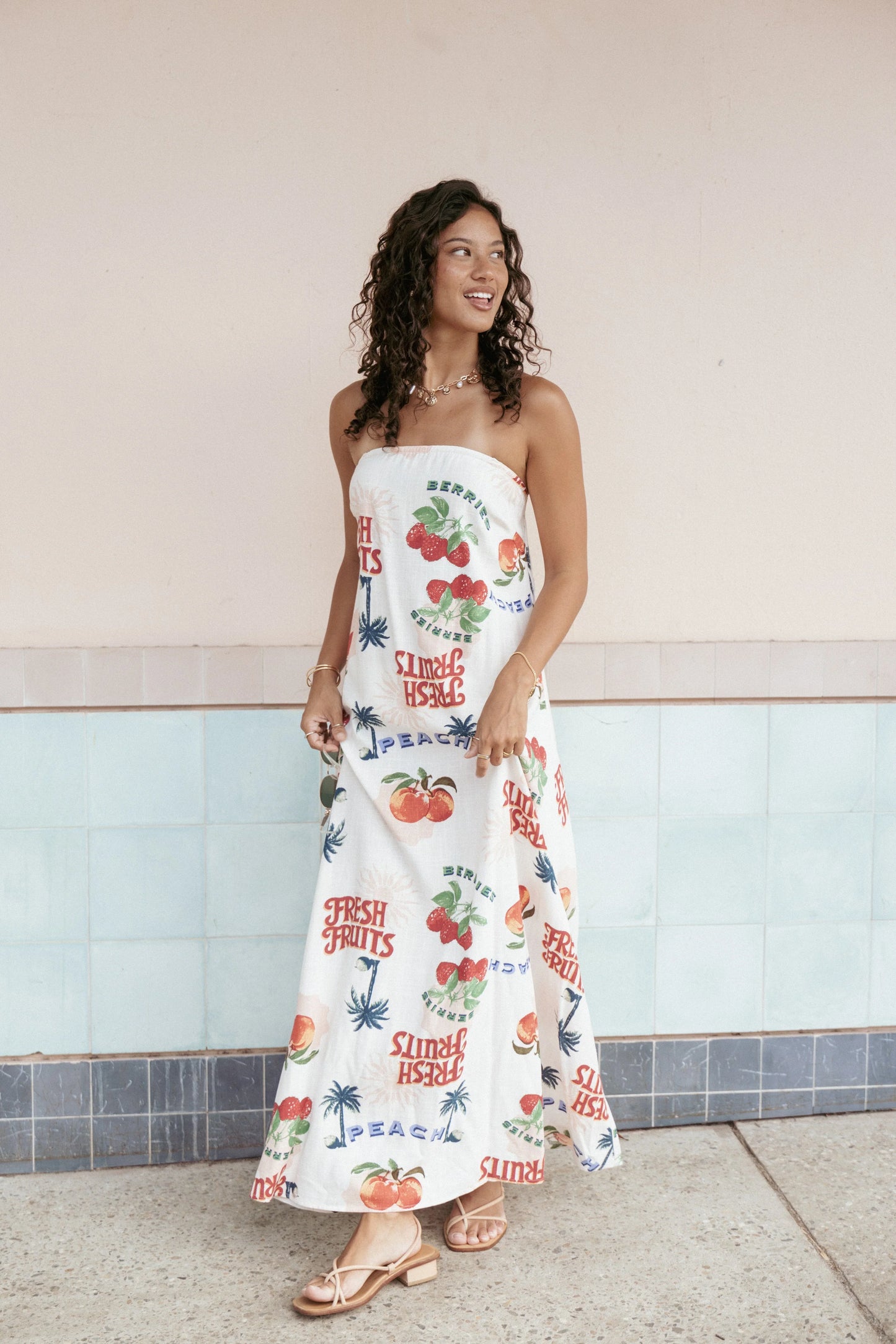 Valencia Maxi Dress Tutti Fruiti
