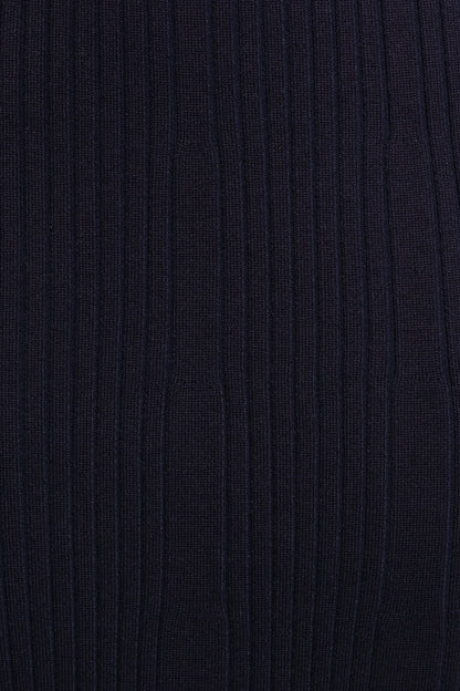 Neya Knit Skirt Set Navy