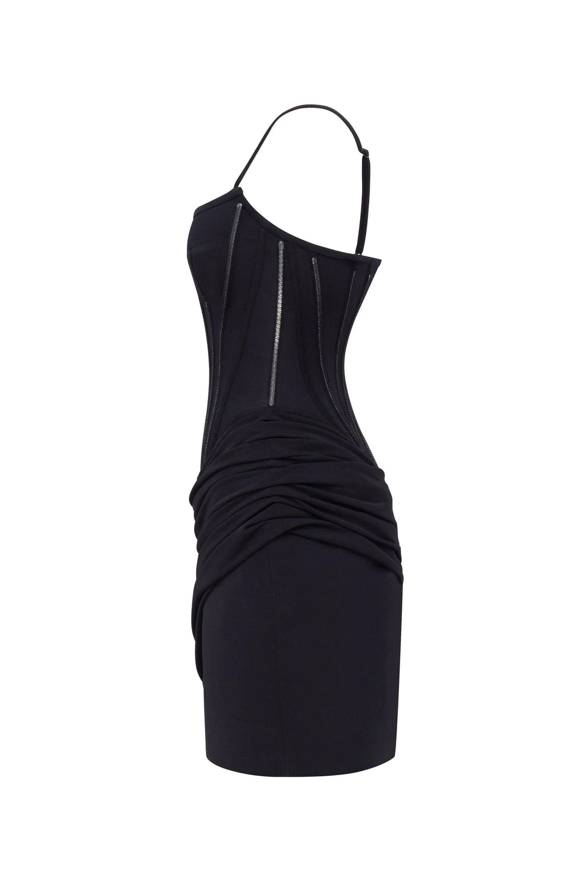 Chic fitted corset mini dress Parisienne