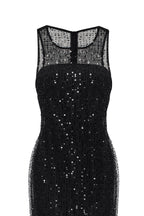 Sensational sheer lace maxi dress Xo Xo