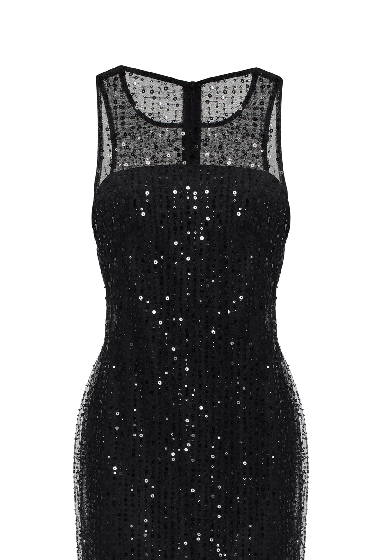 Sensational sheer lace maxi dress Xo Xo