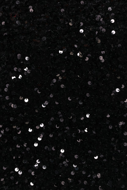 Leilani Midi Sequin Skirt Black