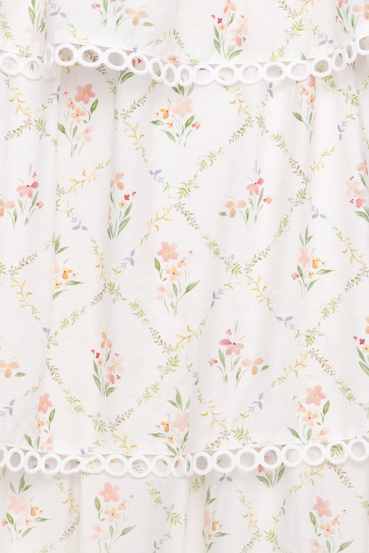 Chapel Maxi Dress White Vintage Floral