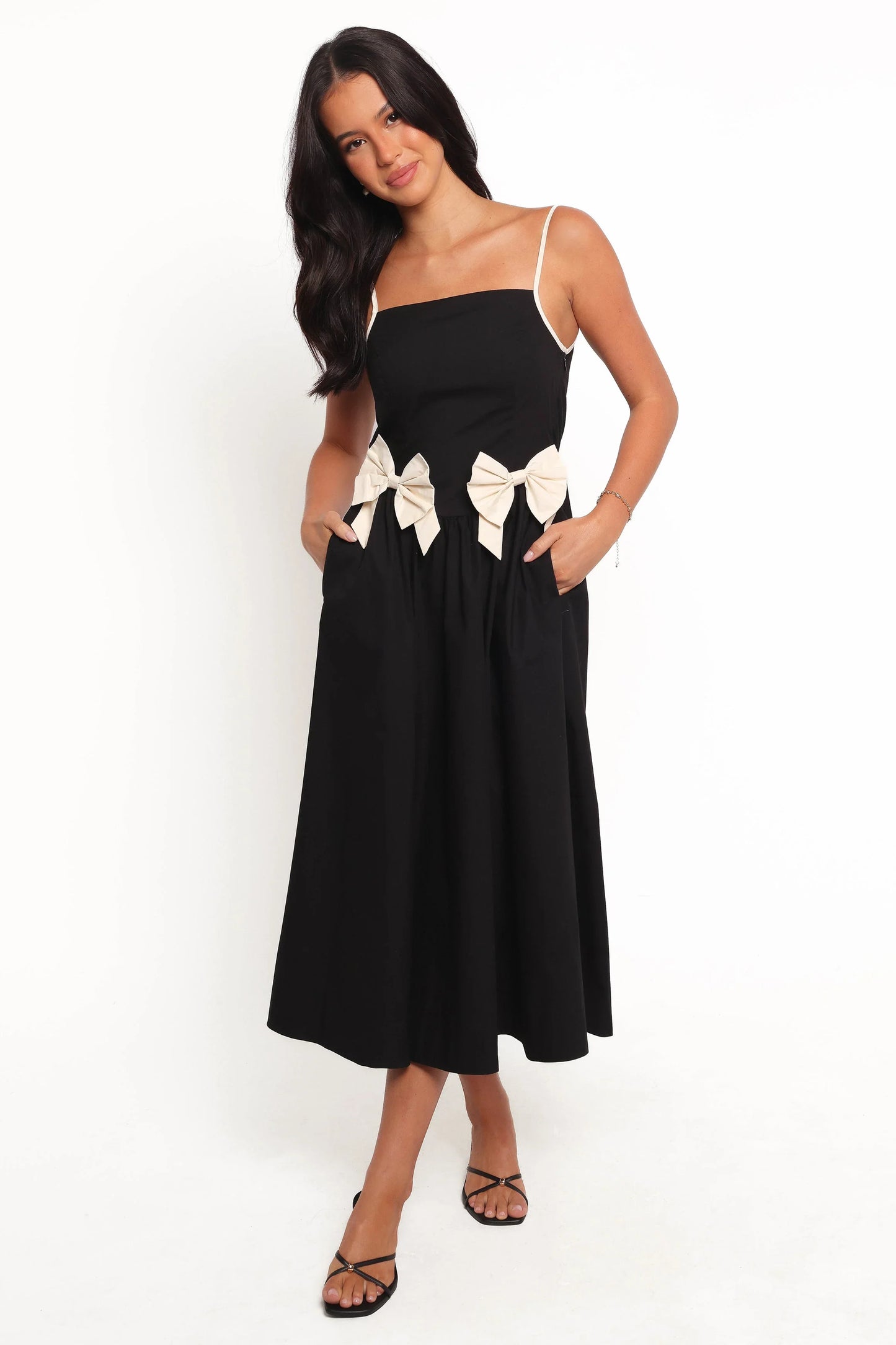 Tia Midi Dress Black
