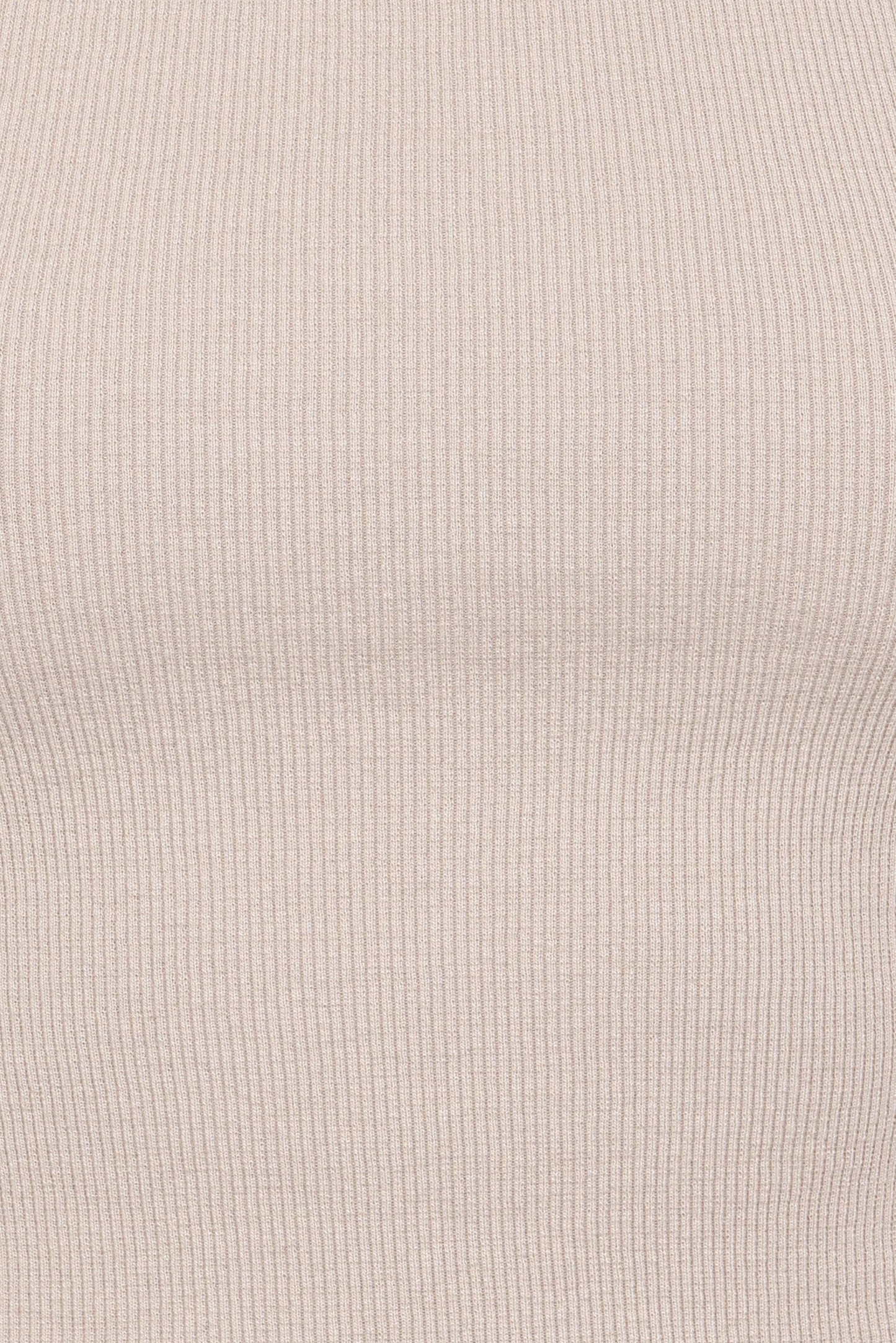 Ari Ribbed Tank Top Wheat