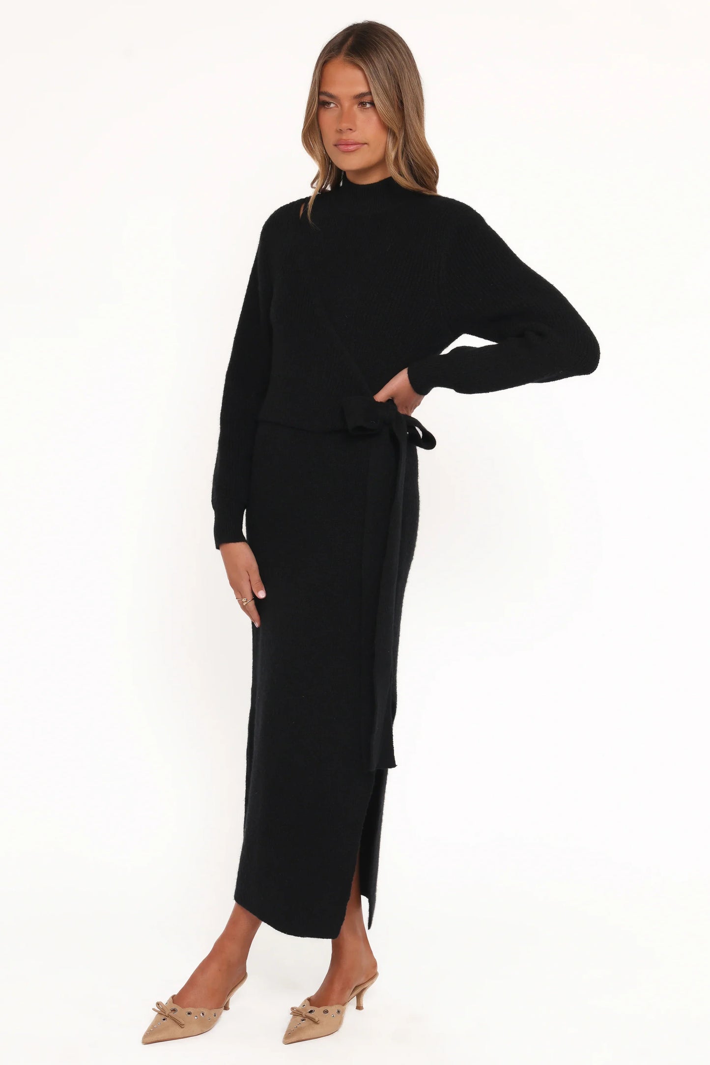 Aerin Knit Dress Black