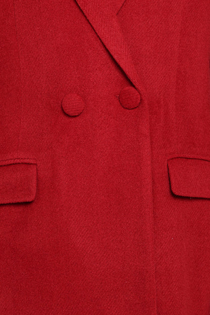 Jett Long Blazer Coat Red