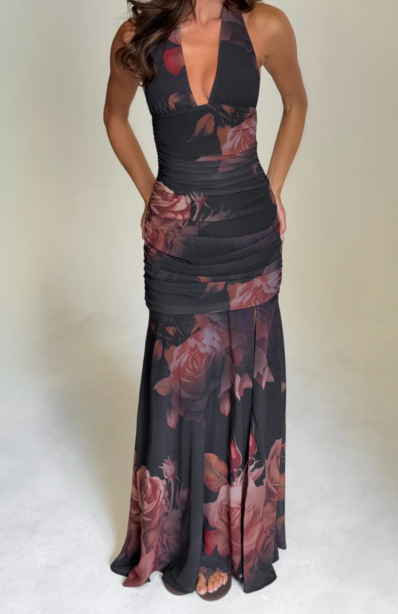 Cherish The Thought Maxi Dress Midnight Silk