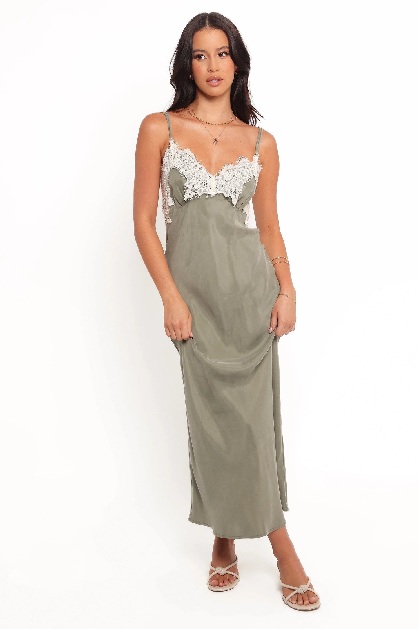 Alita Midi Dress Olive