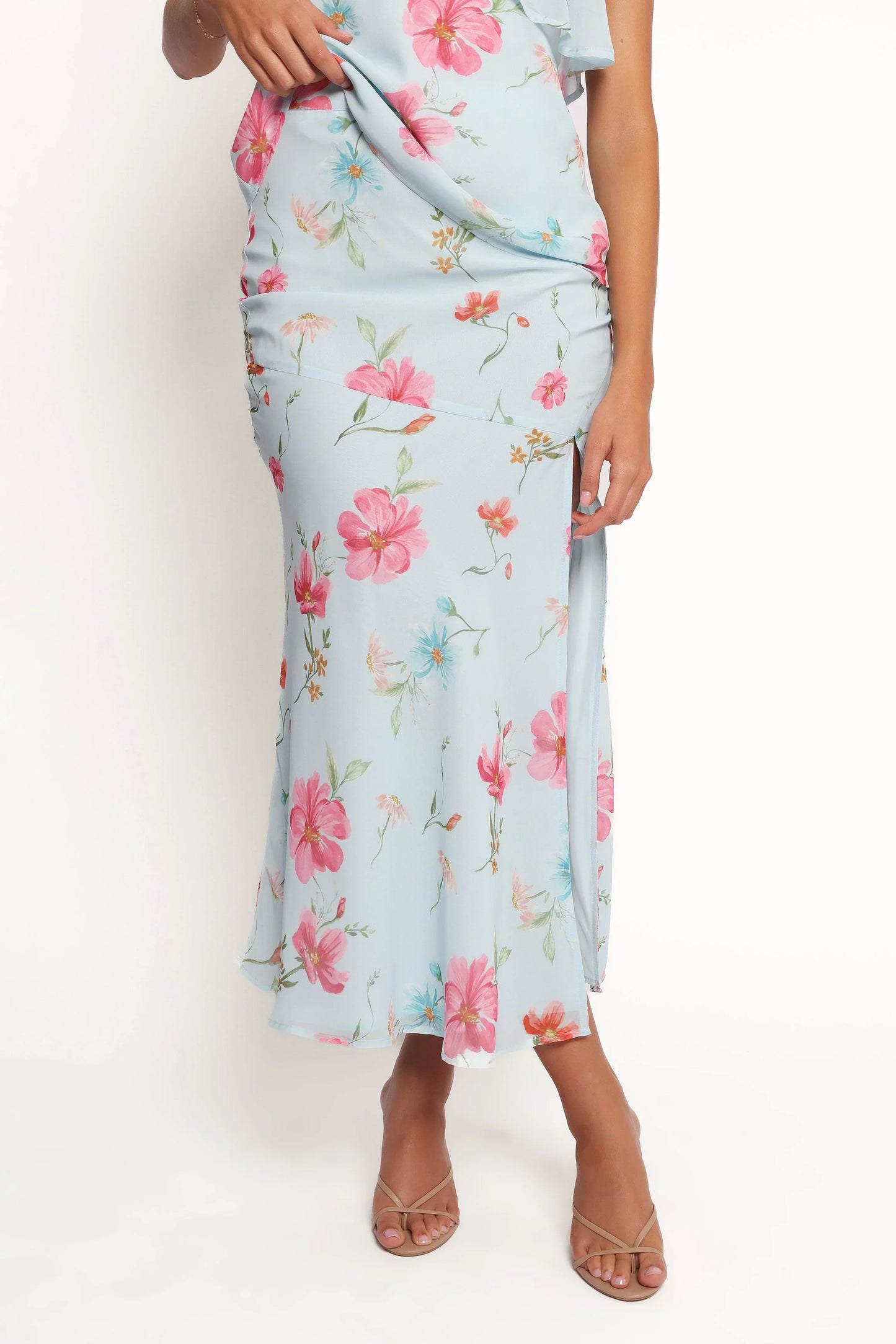 Valeria Skirt Set Blue Floral