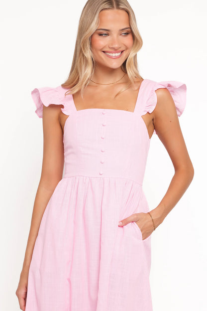 Tiarne Midi Dress Pink