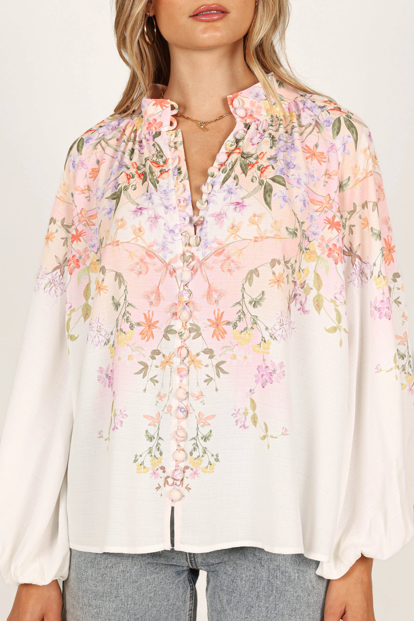 Tiarna Shirt White Floral