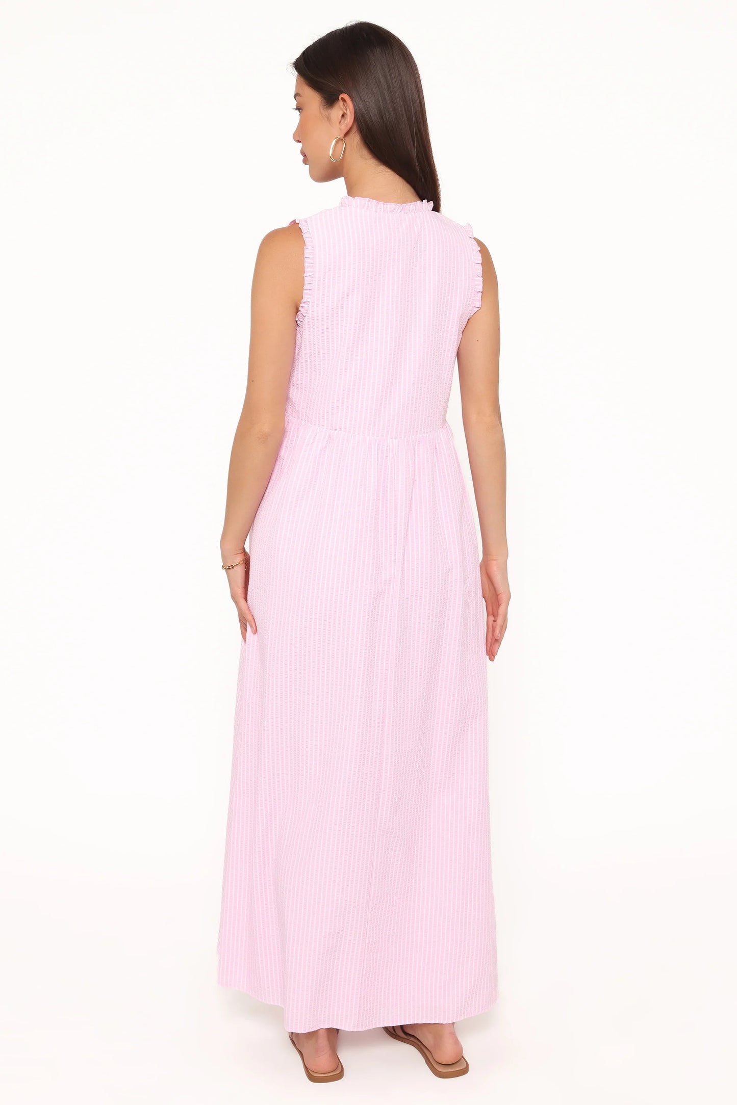Kalan Maxi Dress Pink Stripe