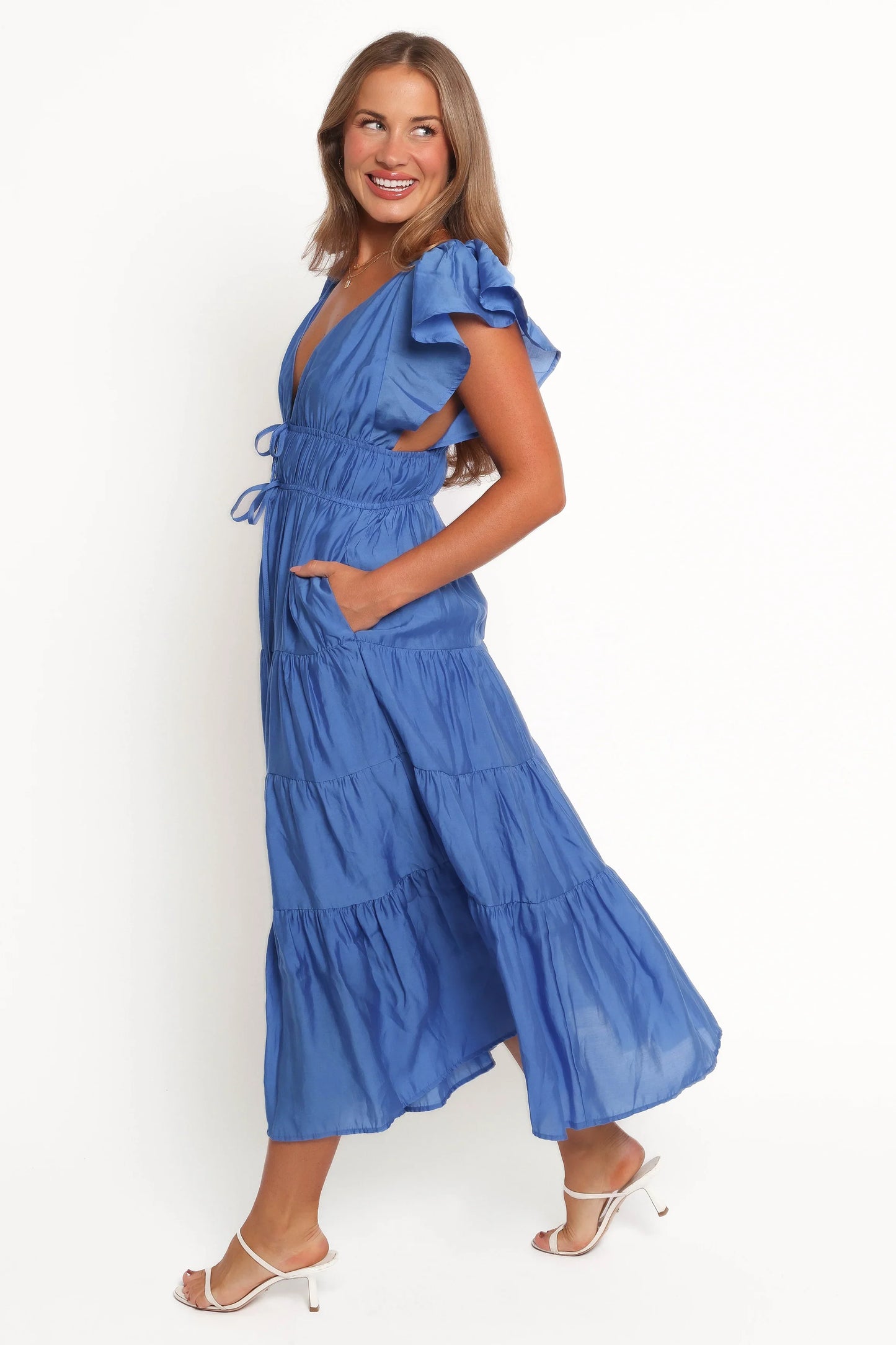 Elowen Midi Dress Cobalt Blue