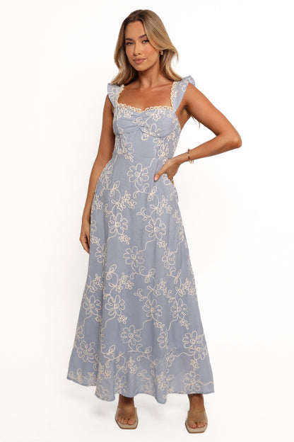 Ellise Midi Dress Blue