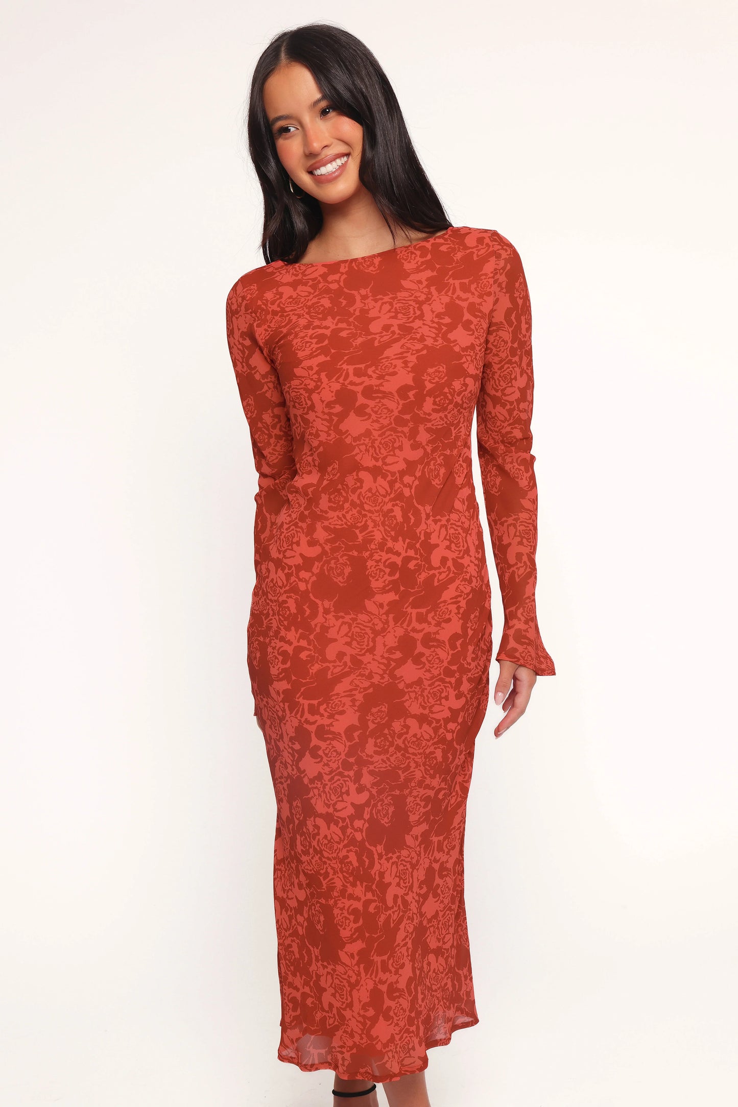 Talitha Maxi Dress Red Roses