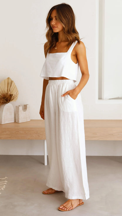 Oceana Pants White