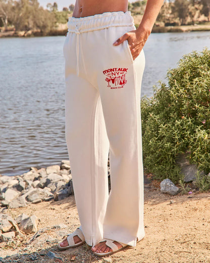 Montauk Beach Club Fleece Drawstring Sweatpants
